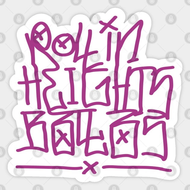 Ballas Graffiti Sticker by Attitude Shop